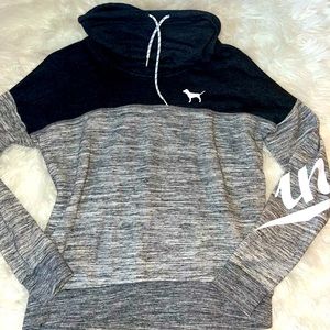 PINK Victoria’s Secret Gray Heathered Hoodie!